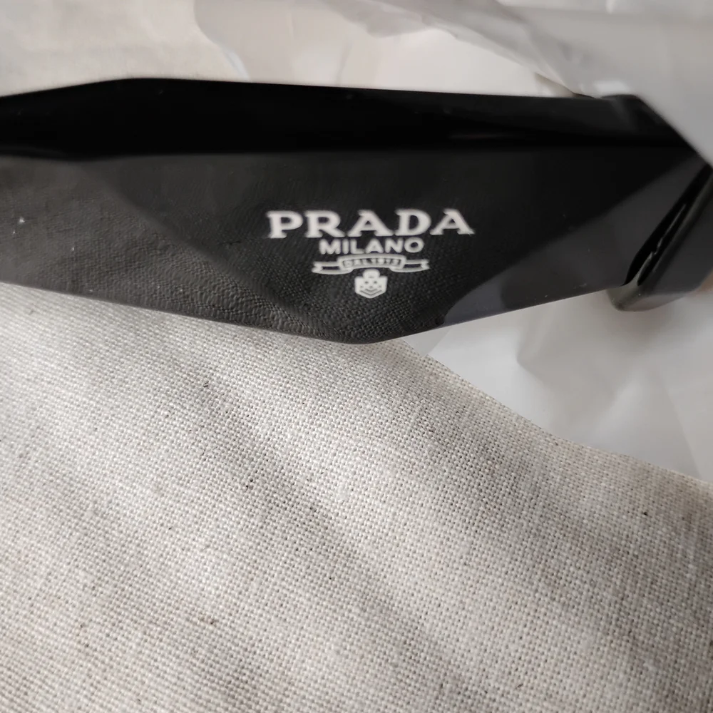 Prada Black Oversized Rectangular Sunglasses - Picture 8 of 10